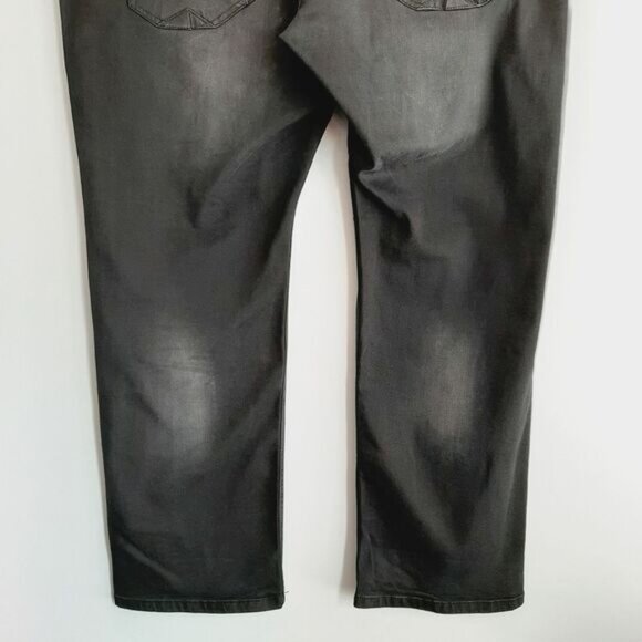 PROJEK RAW | Nikko Comfort Stretch Distressed Black Wash Jeans Men's Sz 48 - Picture 8 of 12